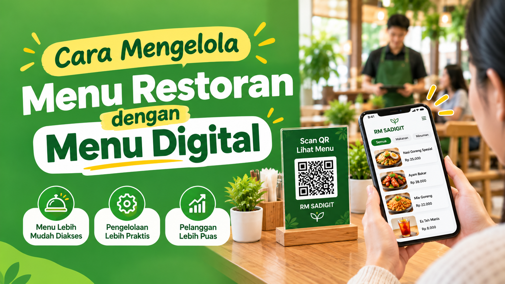Cara Mengelola Menu Restoran dengan Menu Digital