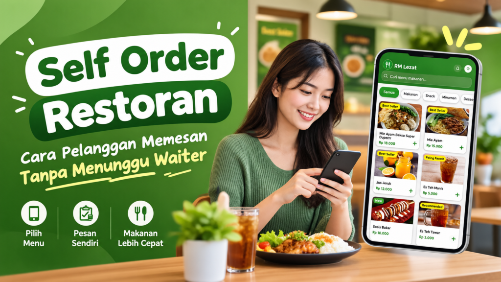Self Order Restoran: Cara Pelanggan Memesan Tanpa Menunggu Waiter