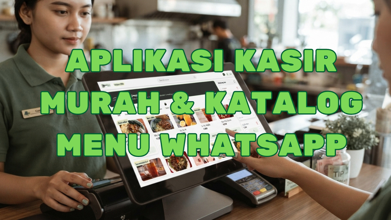 Aplikasi Kasir Murah & Katalog Menu WhatsApp
